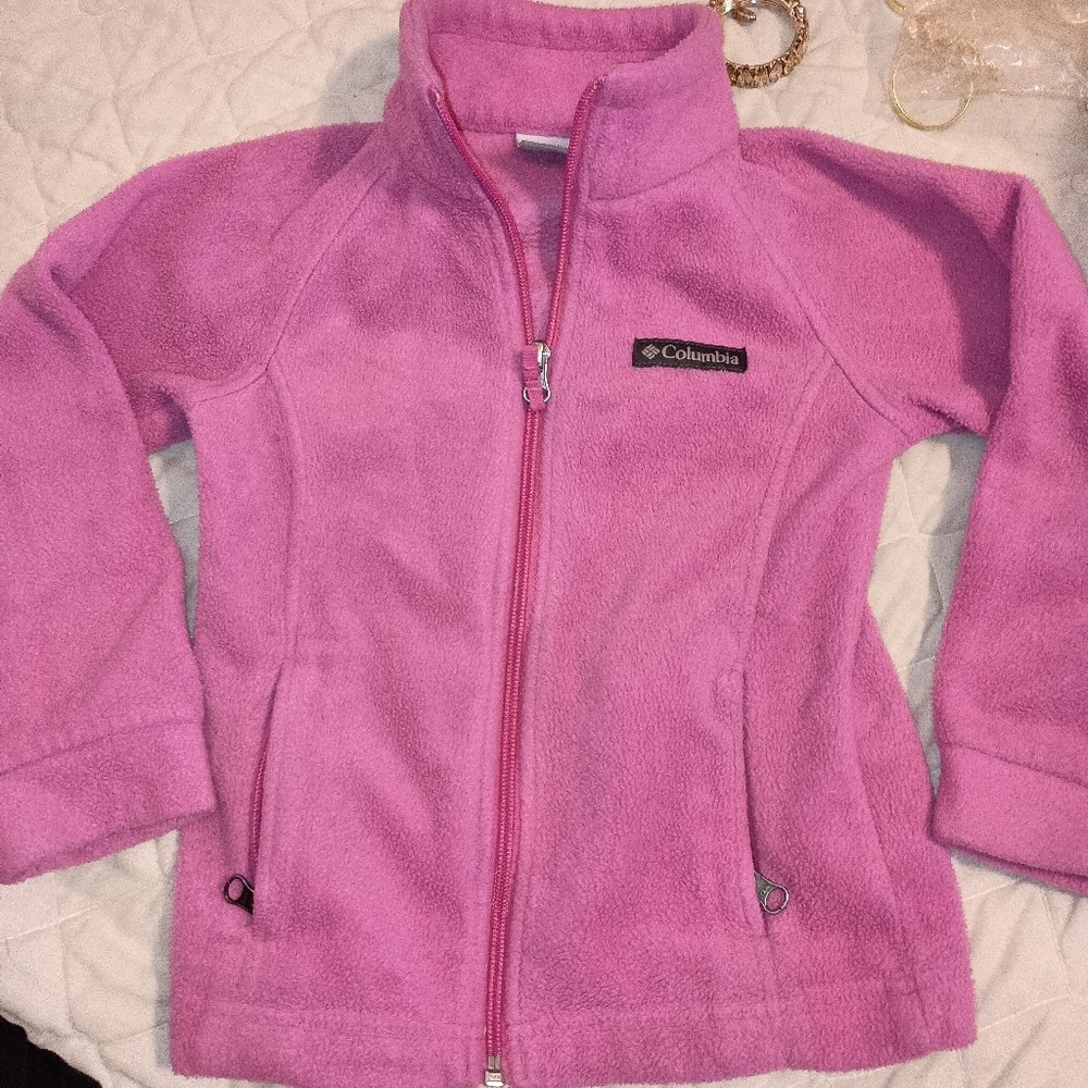 Columbia Vibrant Pink Fleece Jacket